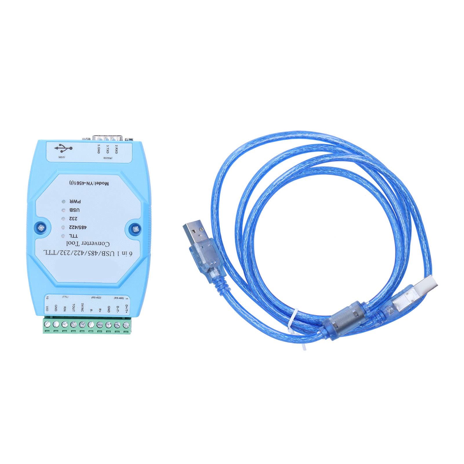 Módulo de Puerto Serie Aislado YN4561I, convertidor 6 en 1 FT232 USB a /422/232/TTL, componente electrónico con Aislamiento de 1 kV, no Necesita alimentación Externa, Plug and