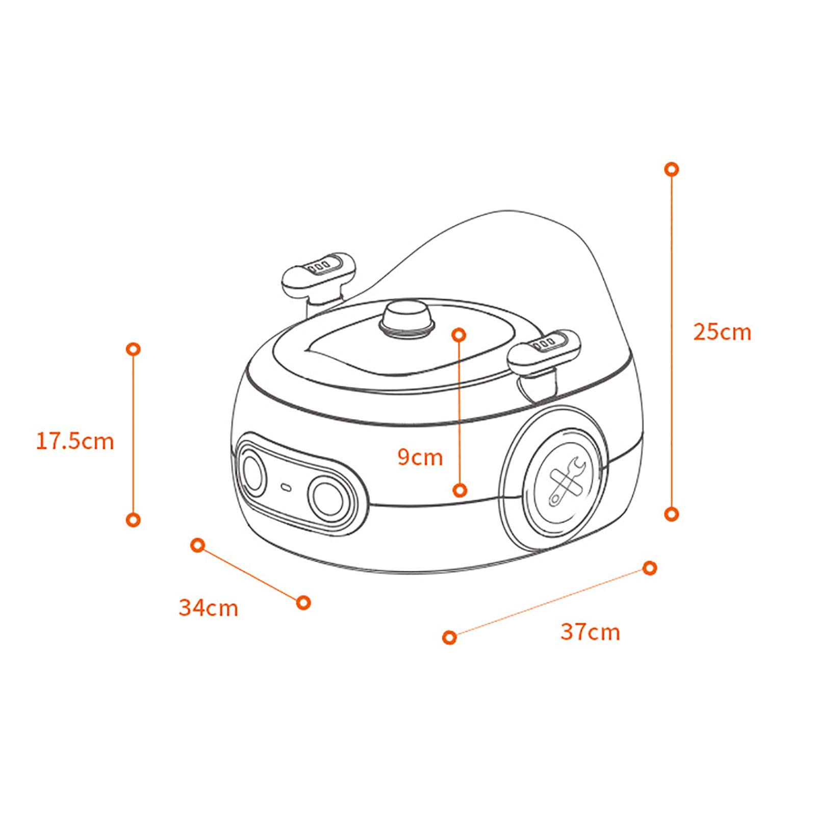 Vasino per Bambini, Design Ergonomico per Vasino per Vasino, Design Separato per Padelle per Una Facile Pulizia Perfetto per Bambini Piccoli