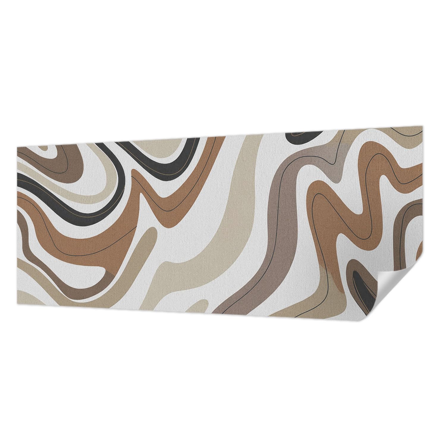 Papier peint autocollant lavable et résistant aux taches vagues 250x104