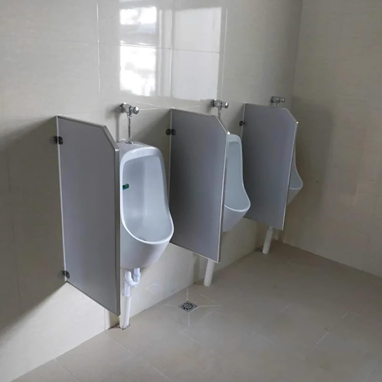 Urinal-Trennwand, Wandmontierter Sichtschutz Für Herren-Urinale, Mit Edelstahl-Montagezubehör, Für Einkaufszentren, Schulen, Plätze, Öffentliche Toiletten, 1 Stck,1 STK