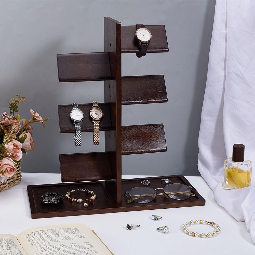 Porta Orologi In Acrilico Trasparente PH PandaHall - 2 Pezzi, 5x4.5x6.4 Cm, Per Esposizione Orologi Da Polso - Foto 6