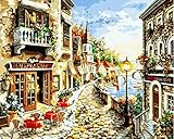 ❤❤【FACILE DA DIPINGERE】 La nostra vernice per numeri ha una tela di alta qualità, numero contrassegnato chiaramente, facile da seguire, buona densità, facile da colorare e seguire le istruzioni, dipingere con numeri di colore.