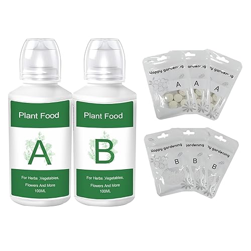 Miniatura 9 de Nutrientes hidropónicos de 27.1 fl oz aptos para jardín interior hidropónico AeroGarden, suministros hidropónicos A&B Plant Foods solución nutritiva