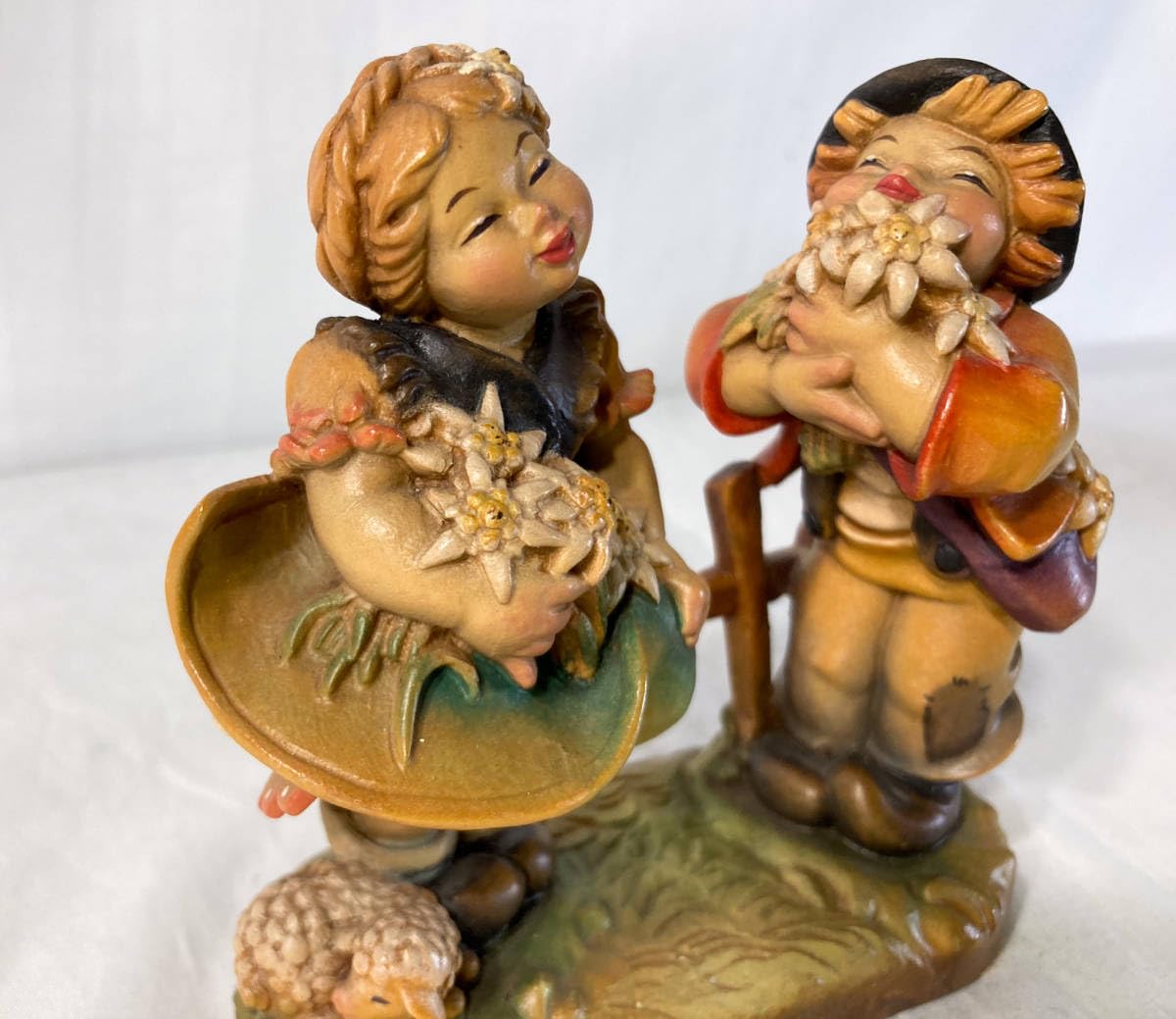 Walter Stahli Switzerland スイス 木彫 置物 工芸 Amazon.co.jp: 人形 置物 Walter Stahli Wood インテリア 洋風 スイス