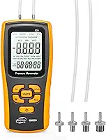 Manômetro Digital Para Teste De Pressão De Gás, Medidor De Pressão De Ar Profissional, Medidor De Pressão Diferencial Para Hvac, Válvula De Gás (Gm520)