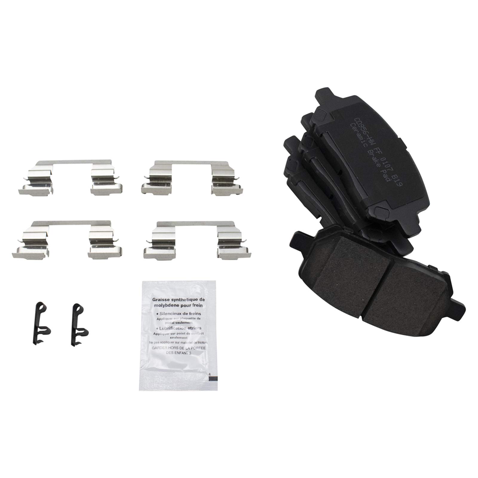 D1075 Pastillas De Freno Delanteras OEM 88964099 Para Buick