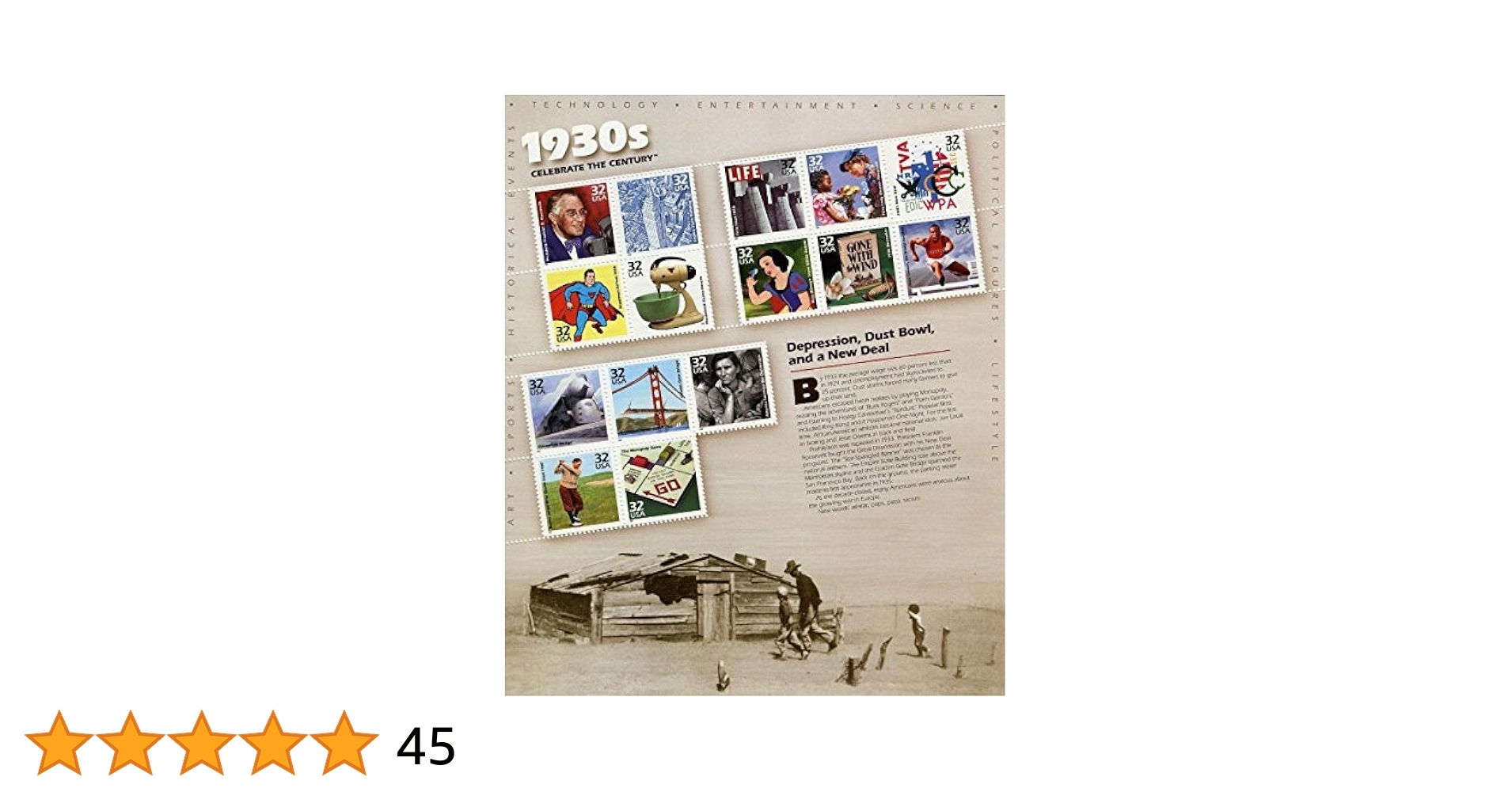 Celebrate the Century 切手シート
10完ファイルブック付き Amazon.com: USPS 1960's Celebrate The Century 33 Cent Sheet