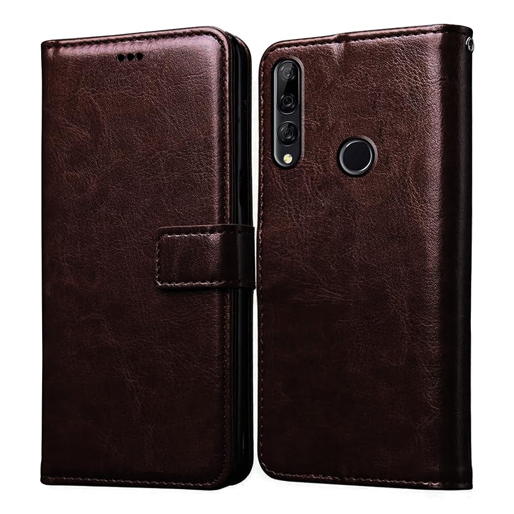 Huawei Y9 Prime 4G Flip Cover - Leather & Stand -11