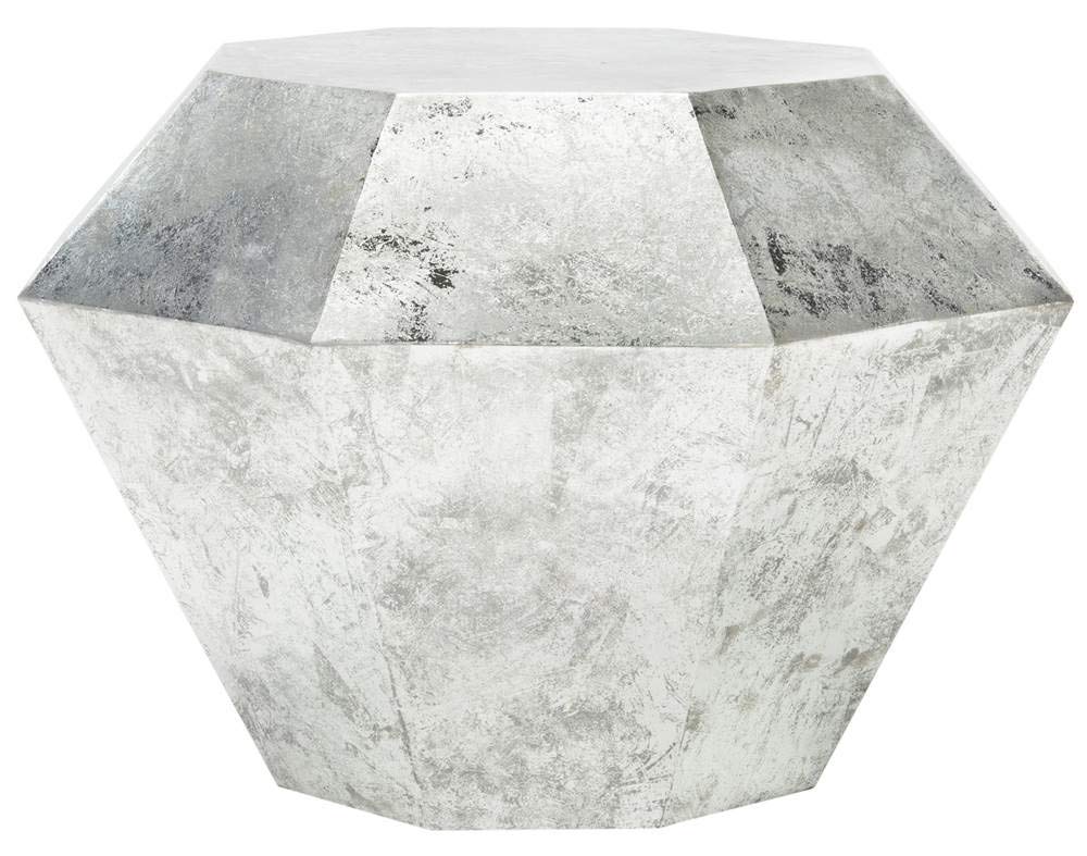 Safavieh Home Grace Antique Silver Diamond Accent Table