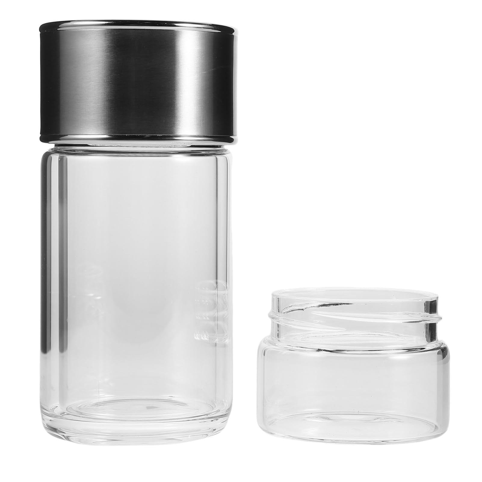 Petite Tasse À Thé Avec Infuseur En Verre Élégante Artisanale