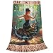 YoyaVex Funny Spanish Spirit in Their Souls Spanish Theme Flamenco Throw Blankets 50x60 Inch New Flannel Plush Sofa Bed Office Living Room Home Travel Decor