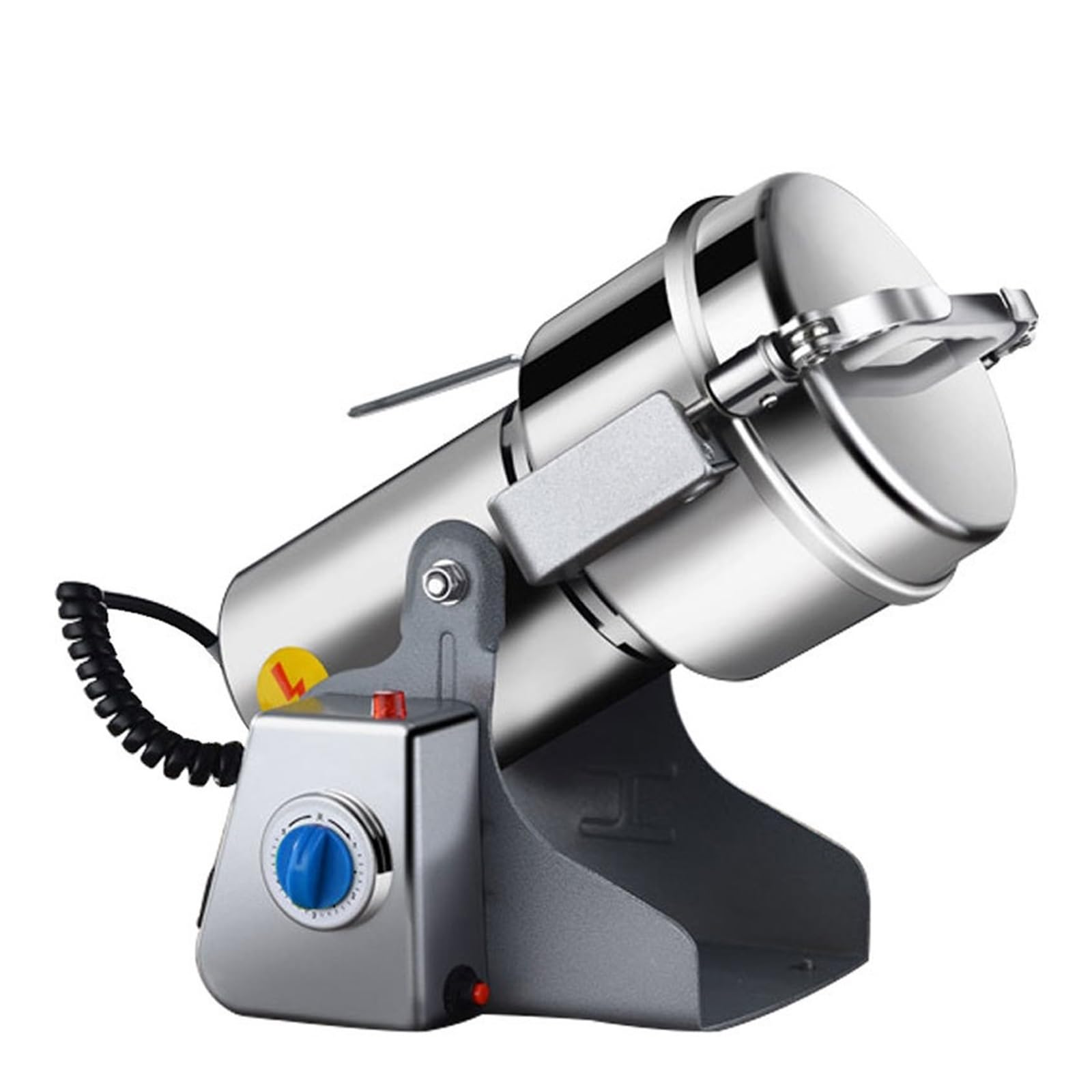 Macinino Elettrico da 800 g, macinino per Erbe aromatiche, Macchina da caffè, Mulino per Cereali e spezie, frullatore per Erbe medicinali e Grano, Grande capacità, Acciaio inossida