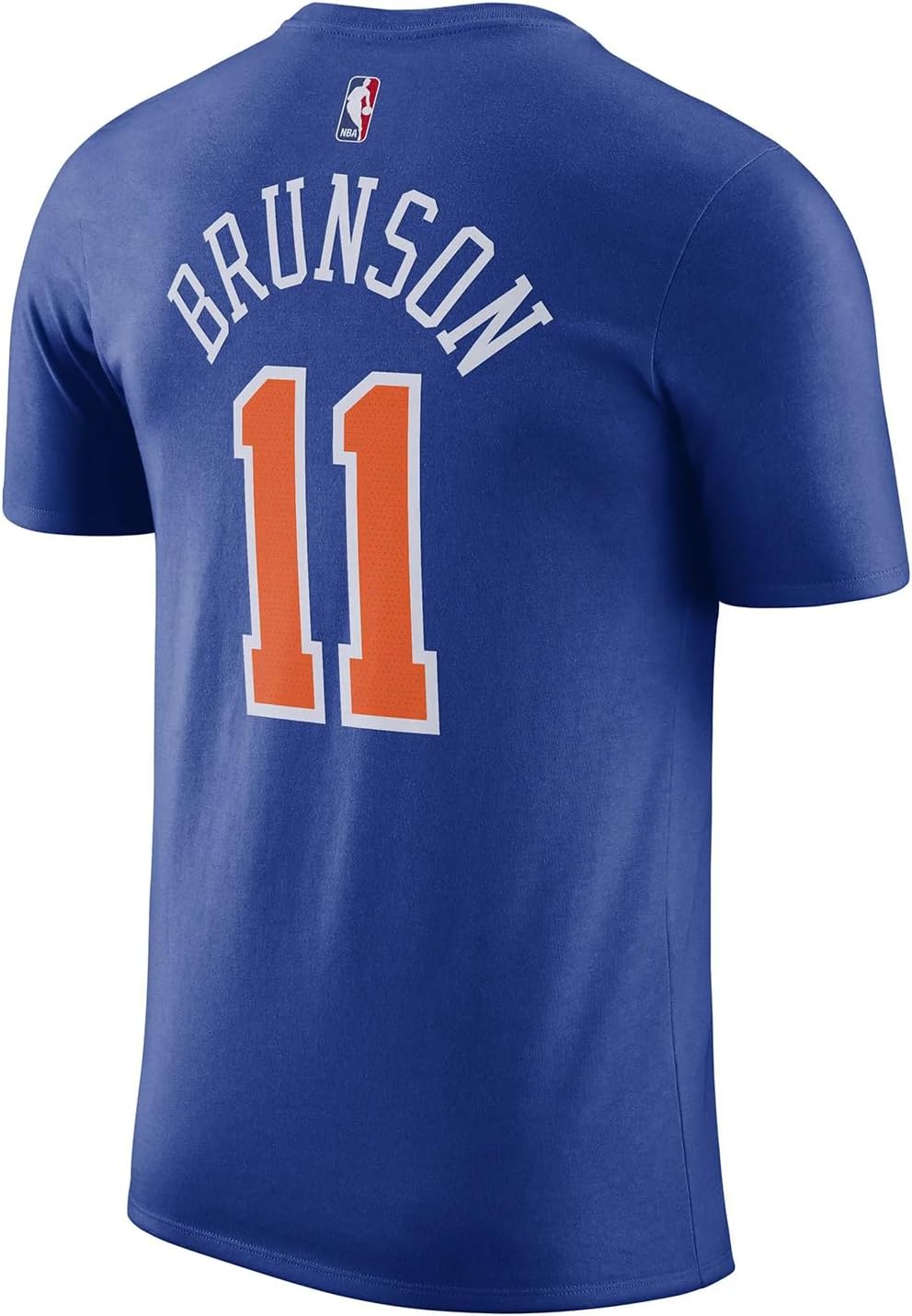 Jalen Brunson New York Knicks NBA Kids Youth 4-20 Blue Icon Edition Performance Jersey T-Shirt - Image 3