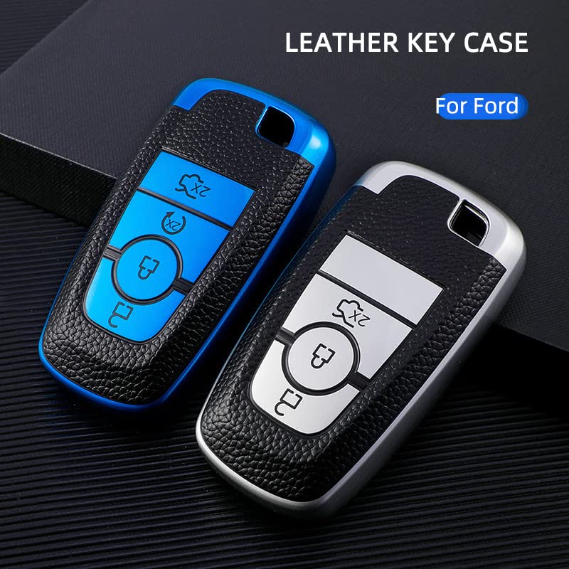 ontto Custodia per Chiave Auto, Adatta per Ford Fusion Mustang Explorer