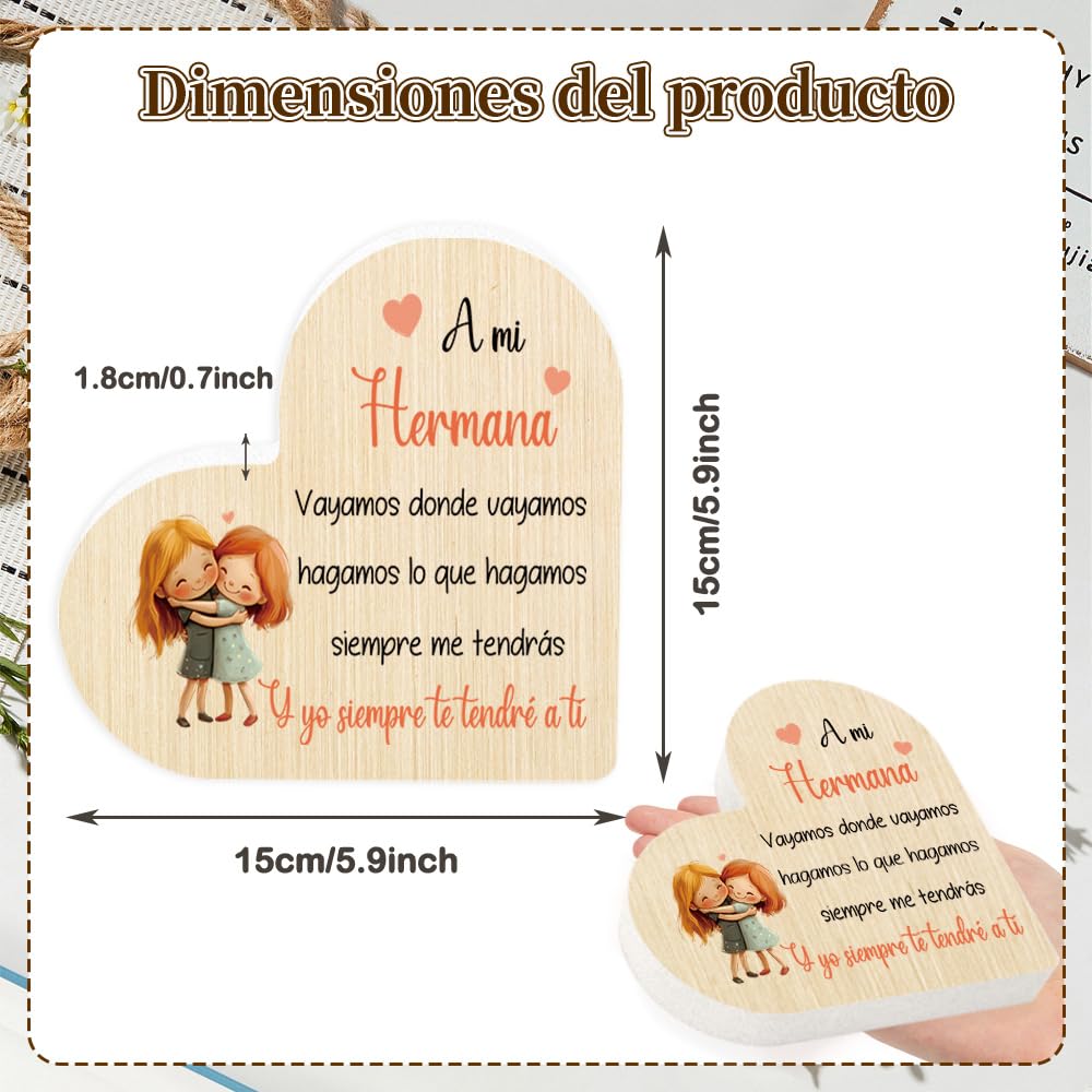Regalo Hermana Vasos de Agua Regalos para Hermanas Cumpleaños Originales Ideas Calendario de Adviento Navidad Reyes San Valentin