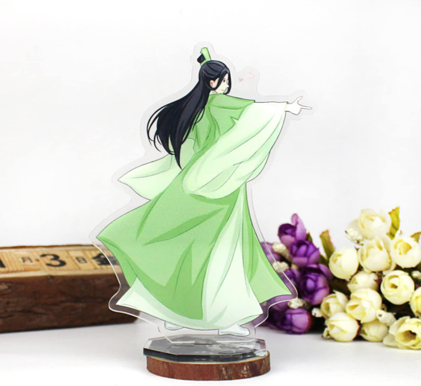 WOJING The Scum Villain’s Anime Stand Model Plate Shen Qingqiu Luo Binghe Acrylic Stands Sign Sleutelhanger