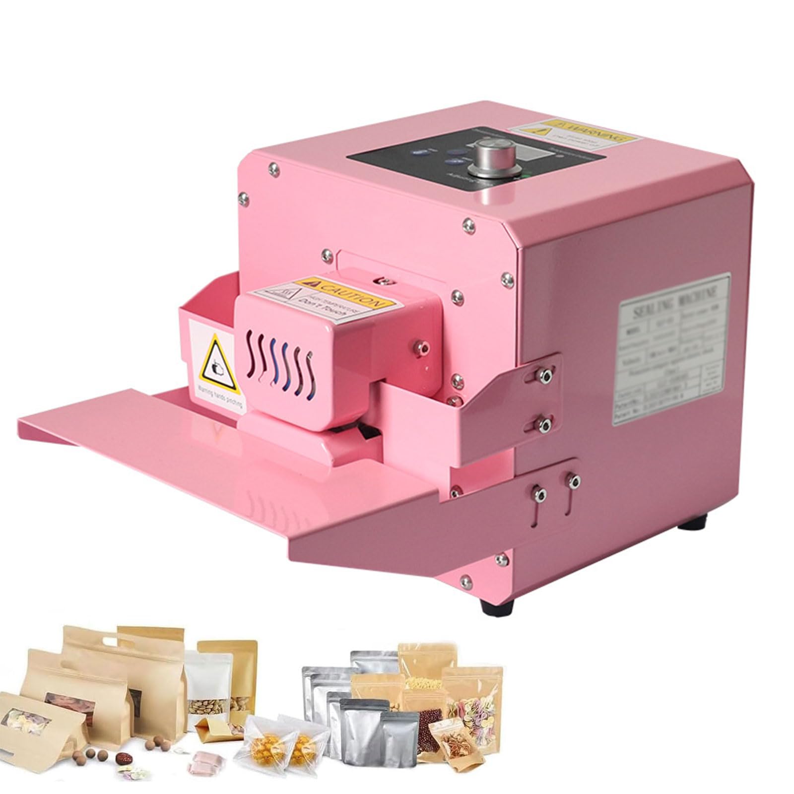Machine de scellage continue commerciale automatique de 5 M/min rose