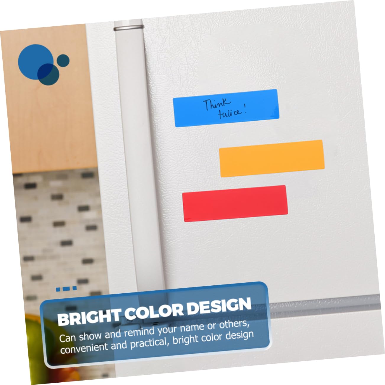 NUOBESTY 60pezzi Etichette Magnetiche Cancellabili Secco Adesivi Magnetici Scrivibili Colori Vivaci Pratici Per Uso Ripetuto in Aula Ufficio e Cucina