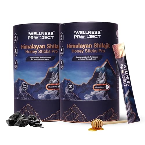 Miniatura 11 de The Wellness Project Palitos de miel Shilajit del Himalaya Pro con azafrán, miel de bosque y extracto de fenogreco Ácido fúlvico y minerales traza