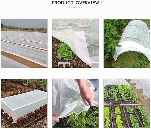 Miniatura 4 de Agfabric Cubiertas para Plantas Protección contra Heladas 10'x50' 0.55oz Mantas contra Heladas para Plantas Cubiertas de Protección contra Heladas