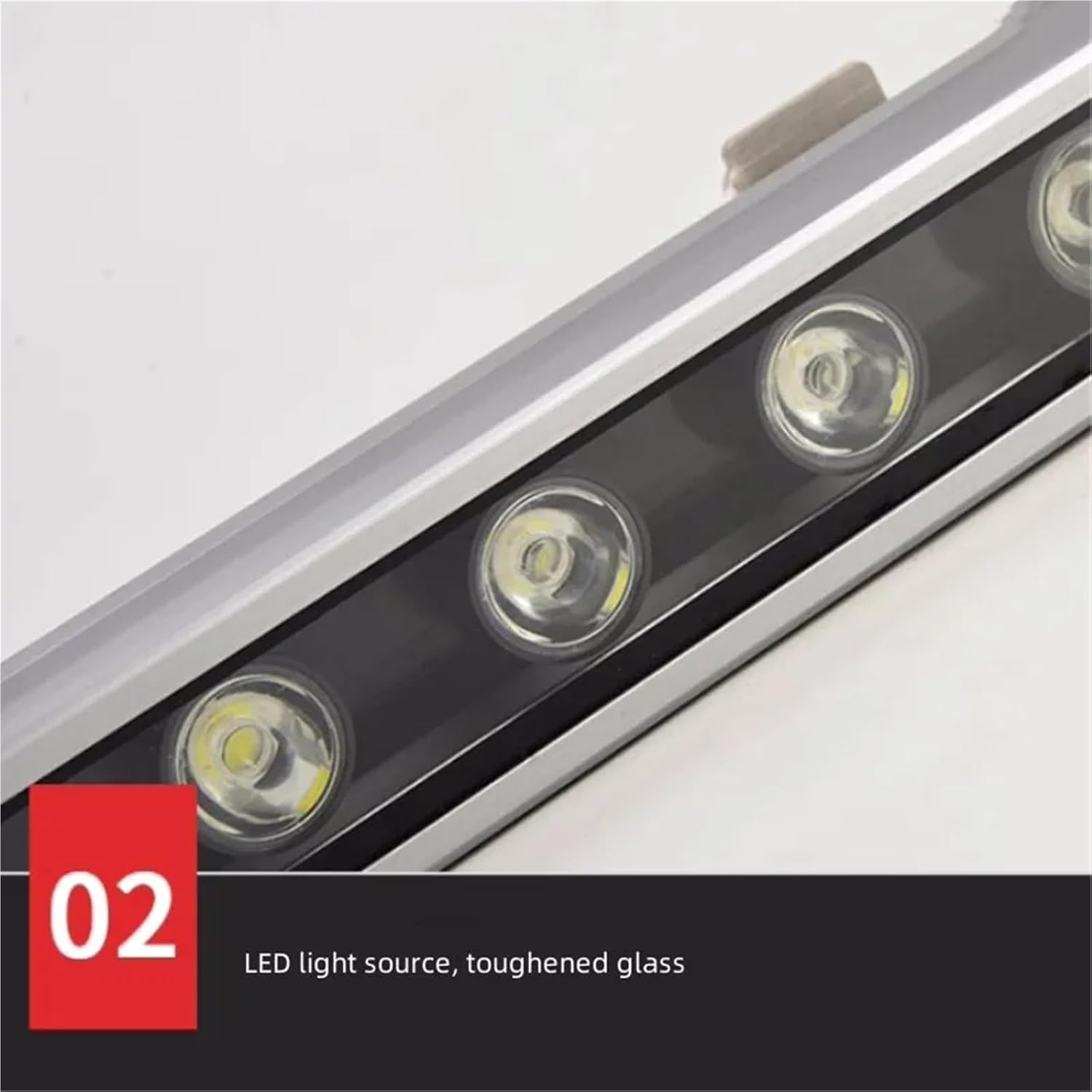 Work Lamp Detection Machine Light Phone Dust Impurities Strip Lathe Spotlight 24V12V(315mm NO Magnet,AC220V Cold White)