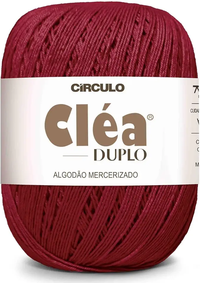 Fio Linha Clea Duplo 508m Círculo 150g Ideal Crochê E Tricô (3635 - PAIXÃO)