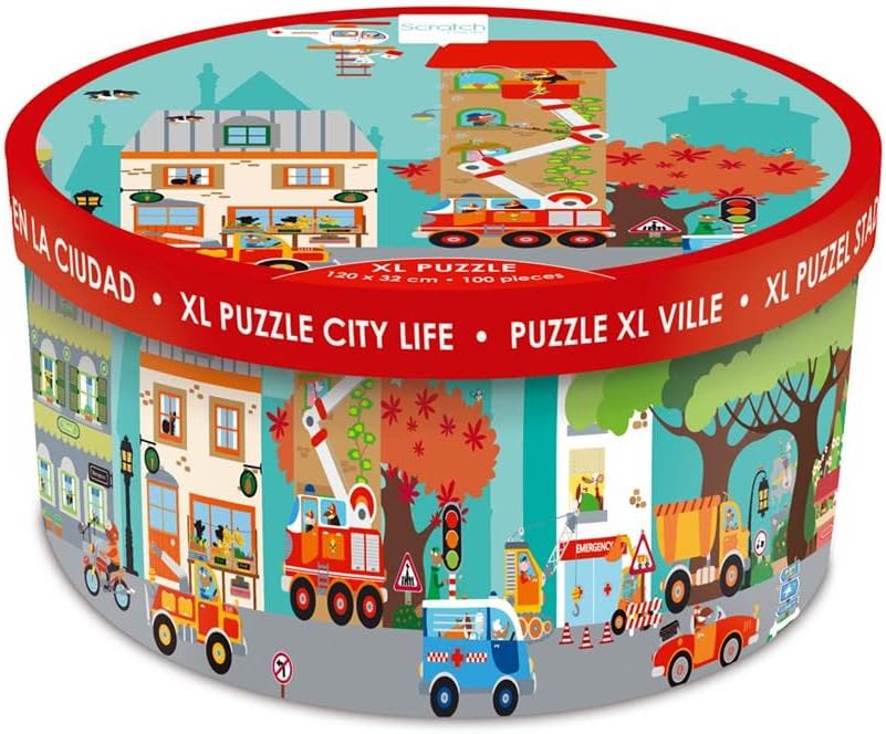 Scratch 276181109 Floor Puzzle Stadt 100 Teile