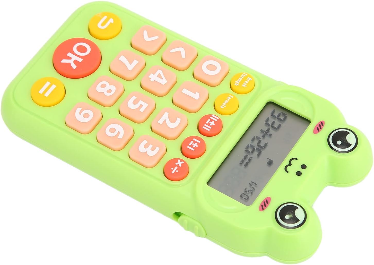 Educational Arithmetic Toy for Children with a Clear Voice Asks The LCD Screen for Learning, for Children's Day, ABS Material (Green)
