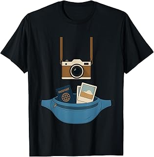 Tacky Tourist Outfit Women Men Kids Boys Spirit Day Camera T-Shirt