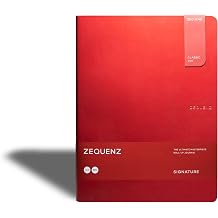 Classic 360 Signature Series, Size B5 Lite Large, Color Red, Paper Grid, Soft cover Notebook, Soft Bound Journal, 7.5 x 10, 100 sheets / 200 pages,Squared/Graph/Grid Pattern, Premium Paper