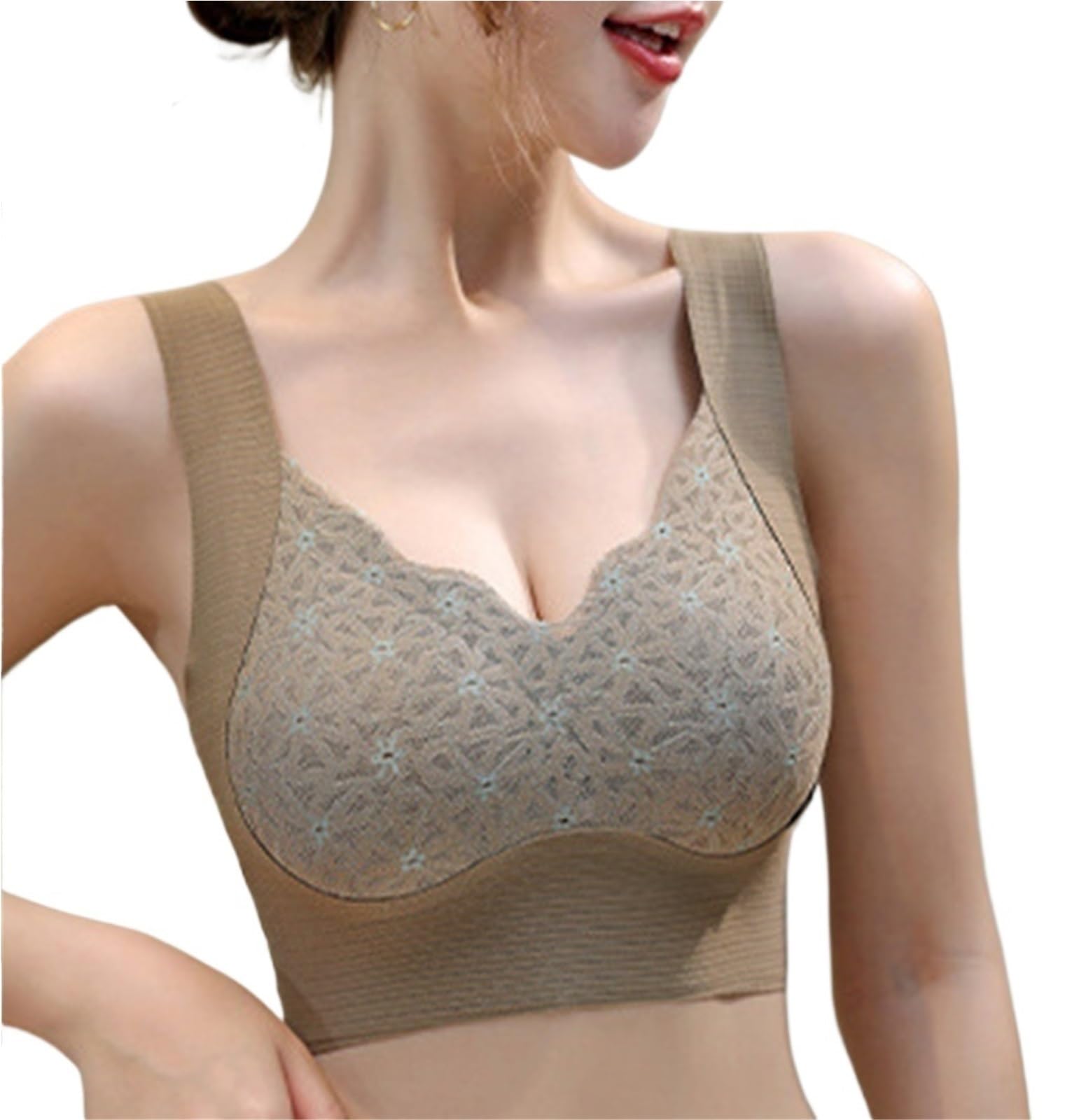 Reggiseni Donna Reggiseni Reggiseno Correttivo Sportivo Elastico Senza Ferretto Da Donna, Adatto For L'uso Quotidiano Nel Fitness Yoga Palestra Donna Reggiseni da Donna