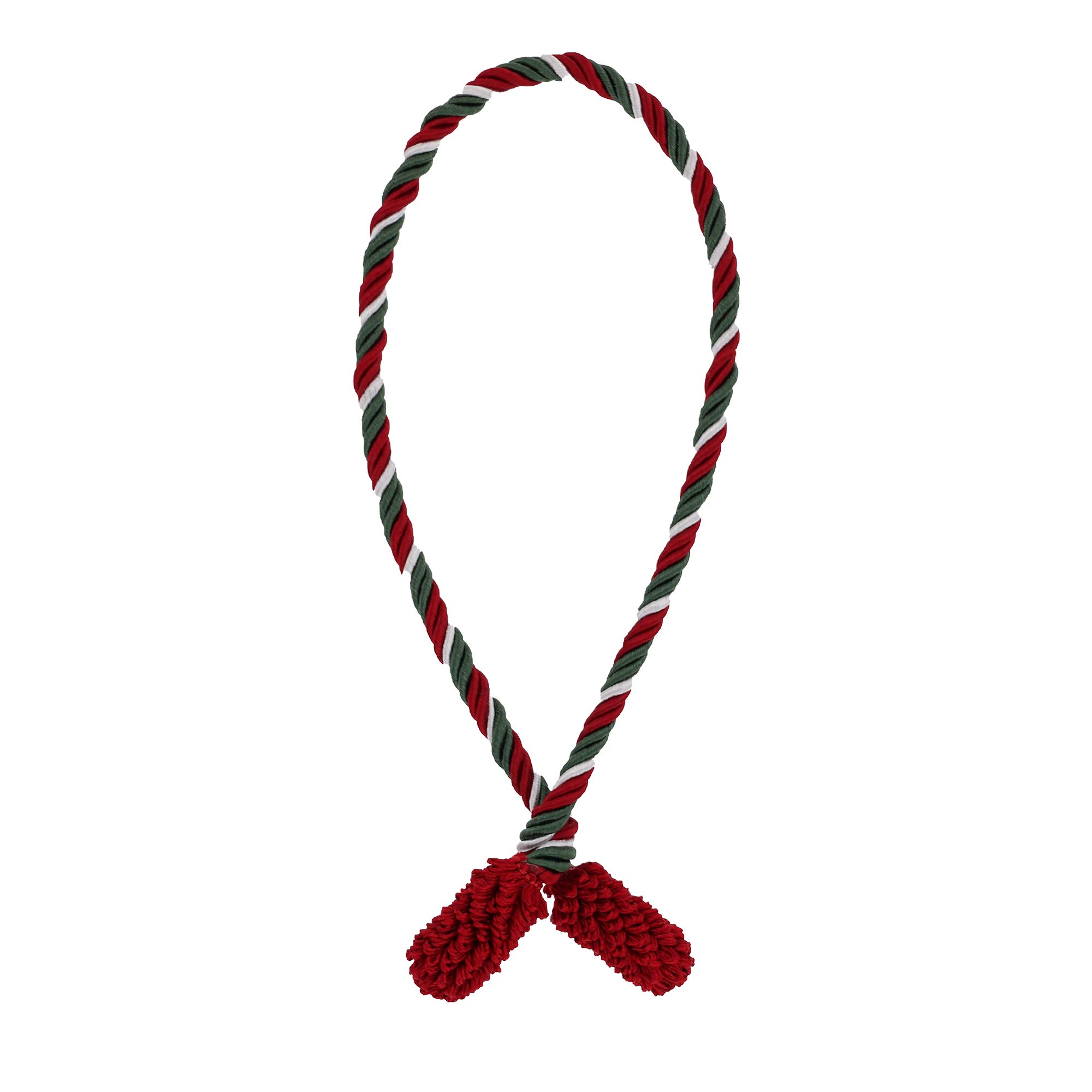 Haute Decor Decorative Twist Ties, 6 Pack, 16 inches (Red/Green/White) - Hang Garland, Lights, Decorations