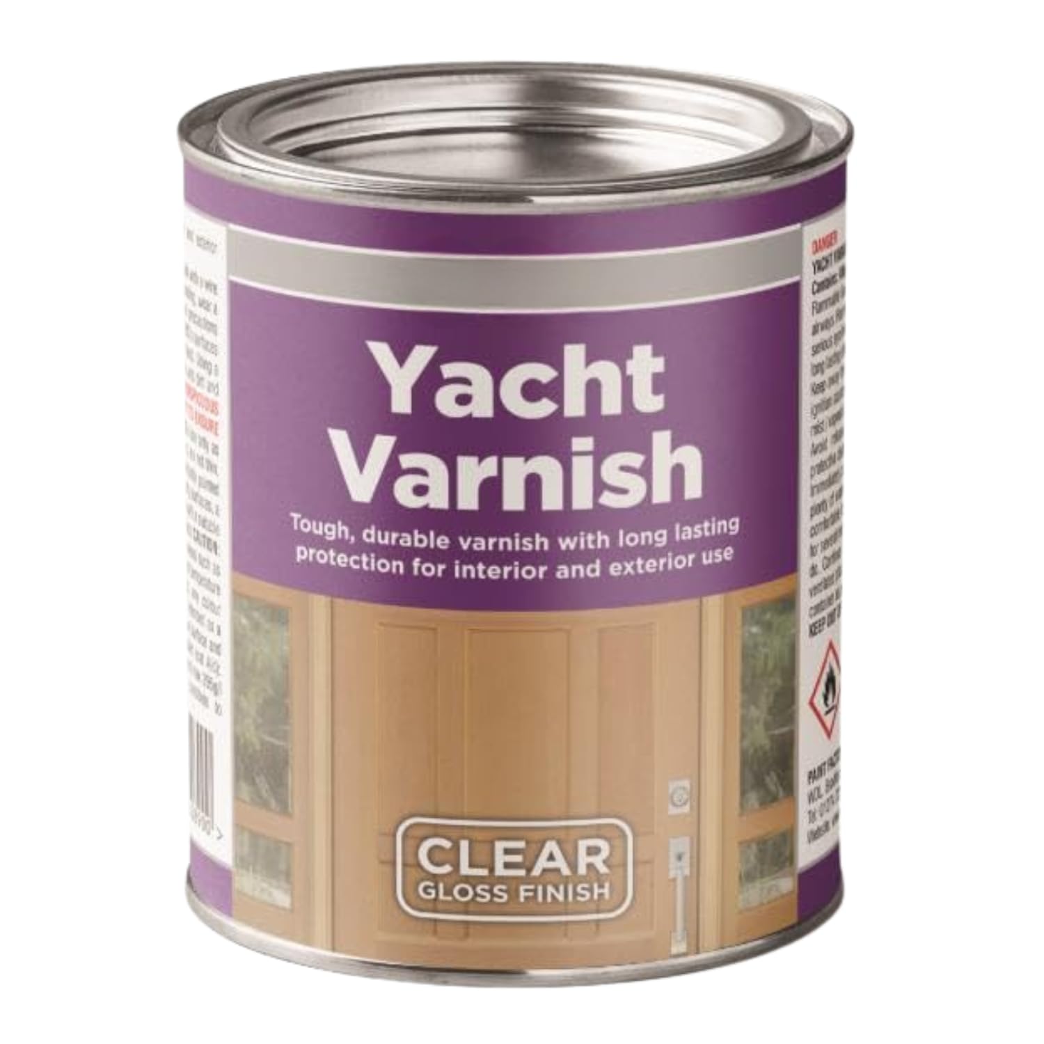 Inspired Essentials Varnish All Purpose Matt/Gloss/Yacht Spray Aerosol Professional Finish, Wood Colour Paint, Long Lasting Protection (Yacht (300Ml Tin), 1)