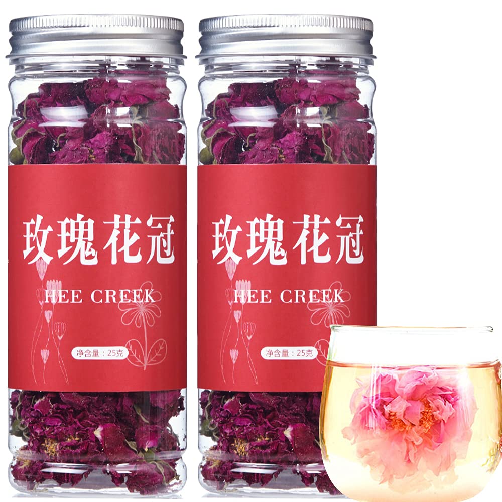 Amazon.com : Hee Creek Rose Corolla Tea 50g(25g*2) 1.8oz rose tea, beauty  and beauty tea , 玫瑰花冠、玫瑰花茶、美容养颜 : Grocery & Gourmet Food