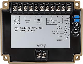 Controlador de gene ou velocidade controlador eletrônico de velocidade do motor regulador 3044196 Gene ou placa de controle de velocidade 1KHz~6,5khz Alumínio de alta sensibilidade para Cummins Gene ou
