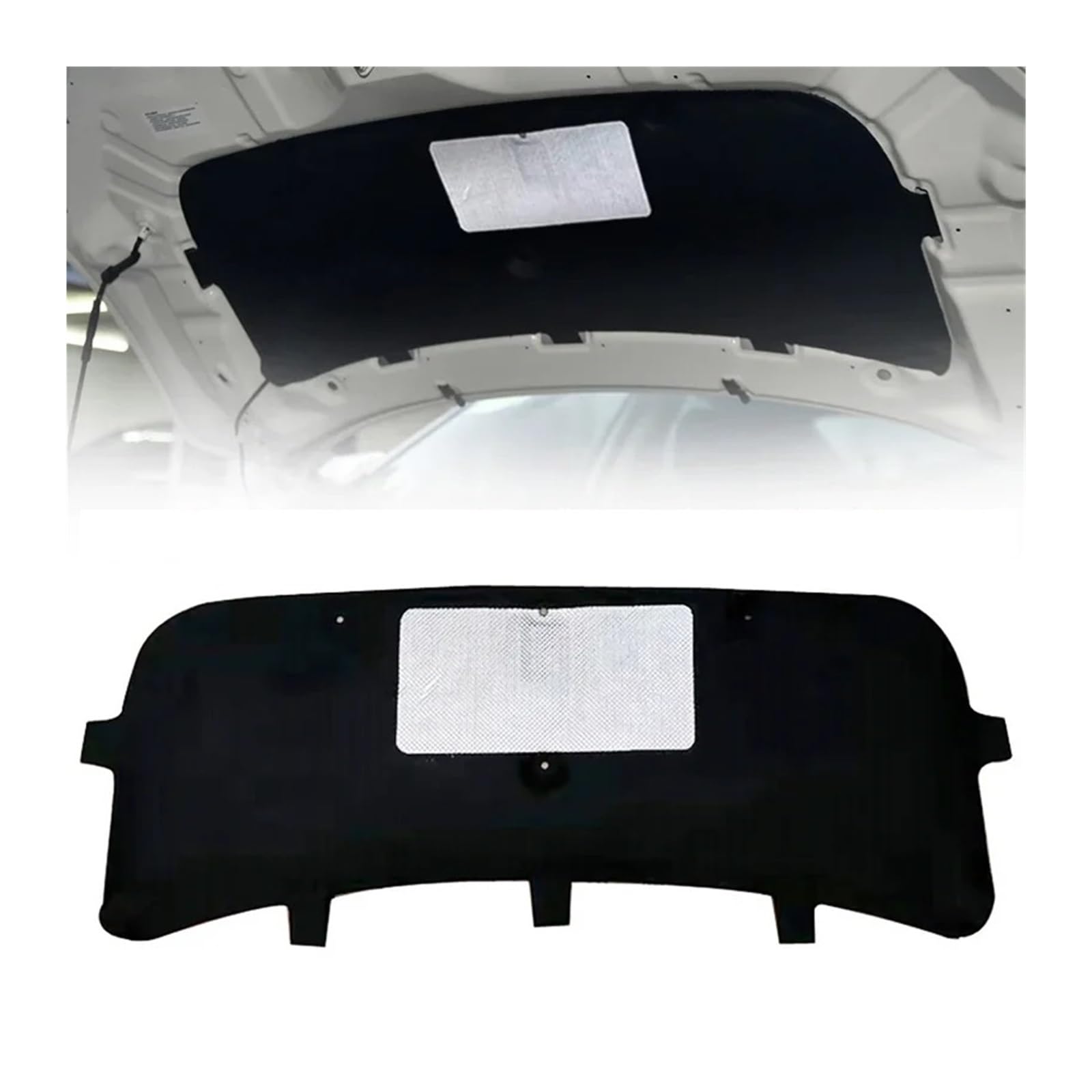 Wuqqxxqcm One Color Car Front Engine Hood Sound Heat Insulation Cotton Compatible For Honda Civic 10Th Gen Fc Fk 2016-2020
