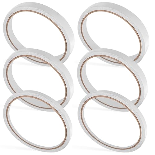 EXCEART Kits de suministros de álbumes de recortes 6 rollos de cinta de doble cara 24.6 ftrollo Cinta de artesanía amplia aplicación