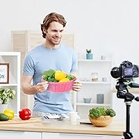 Vista 7 de ABOOFAN Cesta de fruta tejida de ratán redondo para pan, tazón de mimbre pequeño, contenedor de almacenamiento de alimentos, bandeja para servir