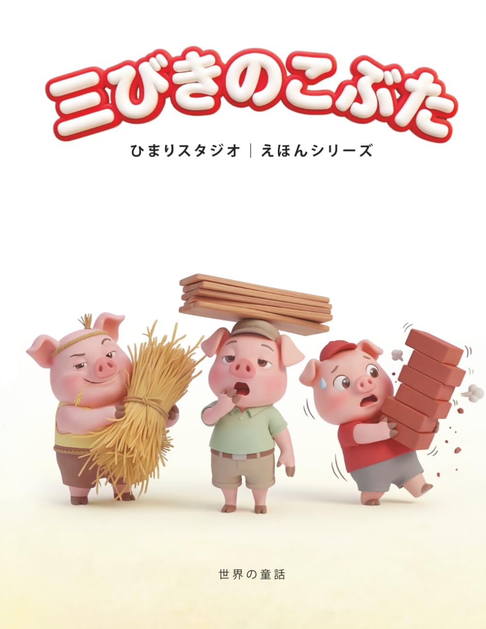 三びきのこぶた: 3〜5歳向け 親子で楽しむ はじめての名作えほん (ひまり姫と読む 世界の名作えほん)