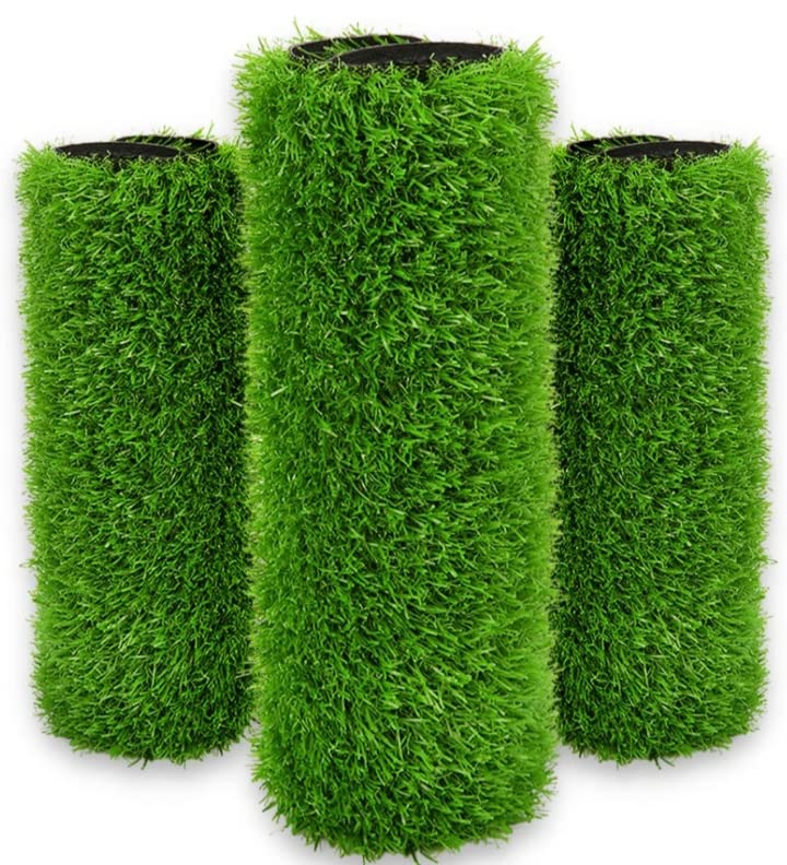 Morrcofinerugs F2L 35mm Artificial Grass Mat for Balcony | Green Lawn Floor Carpet for Outdoor and Indoor and Garden Decorations Items | Waterproof Turf Mats for Terrace (2x8 Ft, Washable, Anti-Skid)