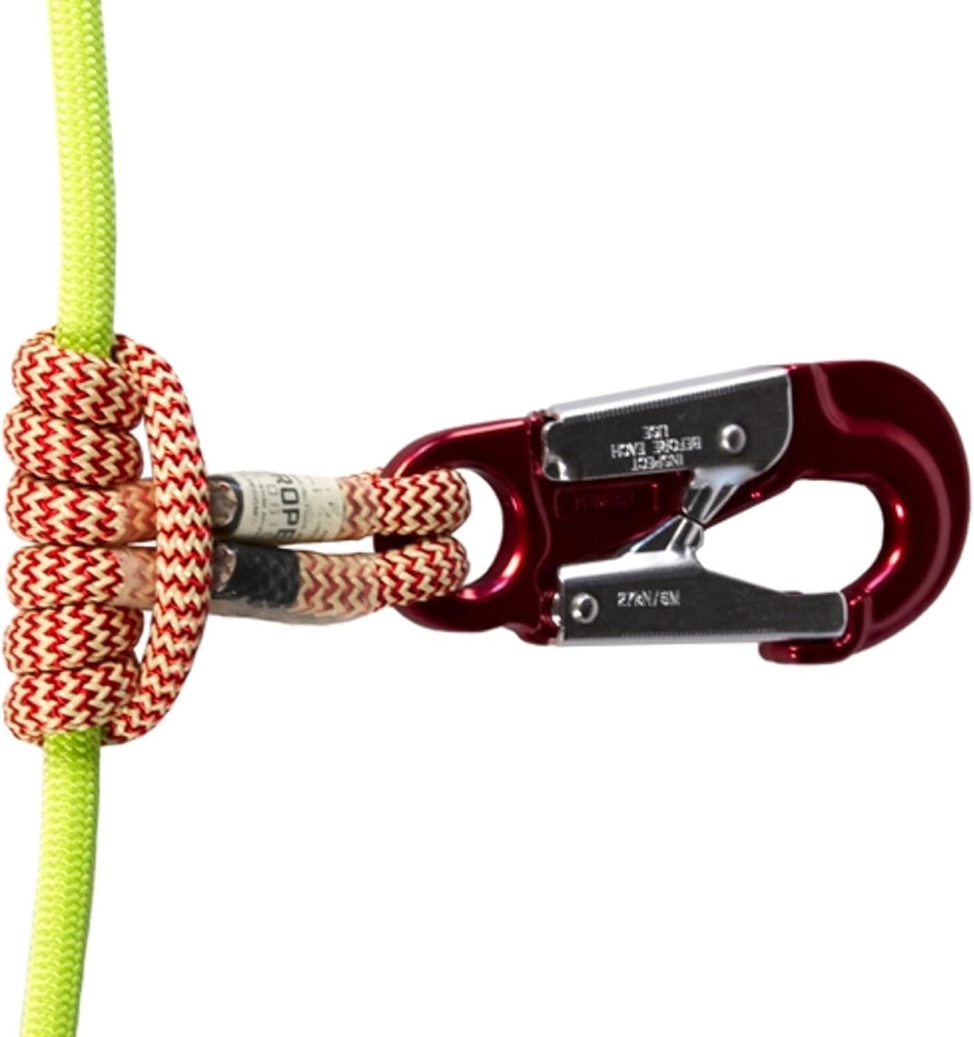SherrillTree 3/8" x 22" G-Spliced Ocean Hip Climbing Prusik Cord w/Aluminum snaphook