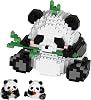 Dawdix Panda Mini Building Blocks Set, Panda Cute Animals Building Sets, Gift for Adults and Children, Panda Micro Building Blocks Suit for Children 3 Years Old da-XMJM