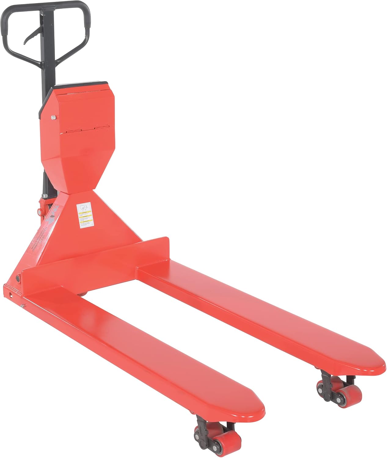 Vestil PM2-2744-SLP Steel Super Low Pallet Truck 60 In. x 27 In. x 44 In. 2200 Lb. Capacity Red