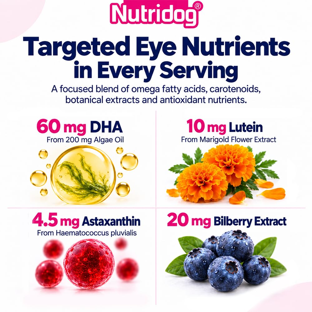 Eye Supplements for Dogs - Cataract & Dry Eye Relief Supplement — Amazon image 4