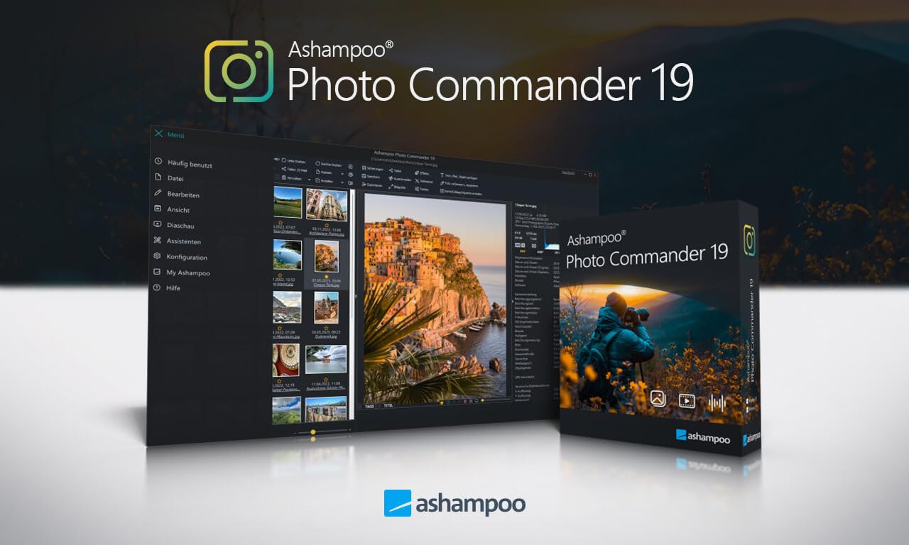 Photo Commander 19 - Bildbearbeitungsprogramm in Deutsch, umfangreiche Funktionen, einfach zu bedienen im Fotobearbeitungsprogramm