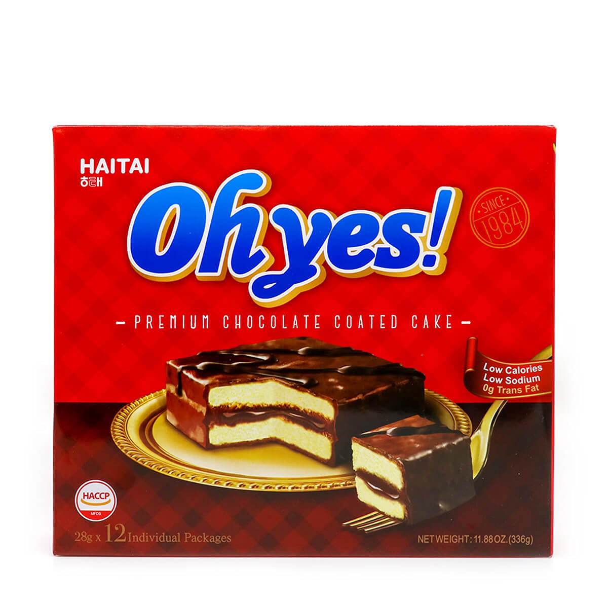 Haitai Oh Yes Chocolate Cake (Choco, 28gx12)