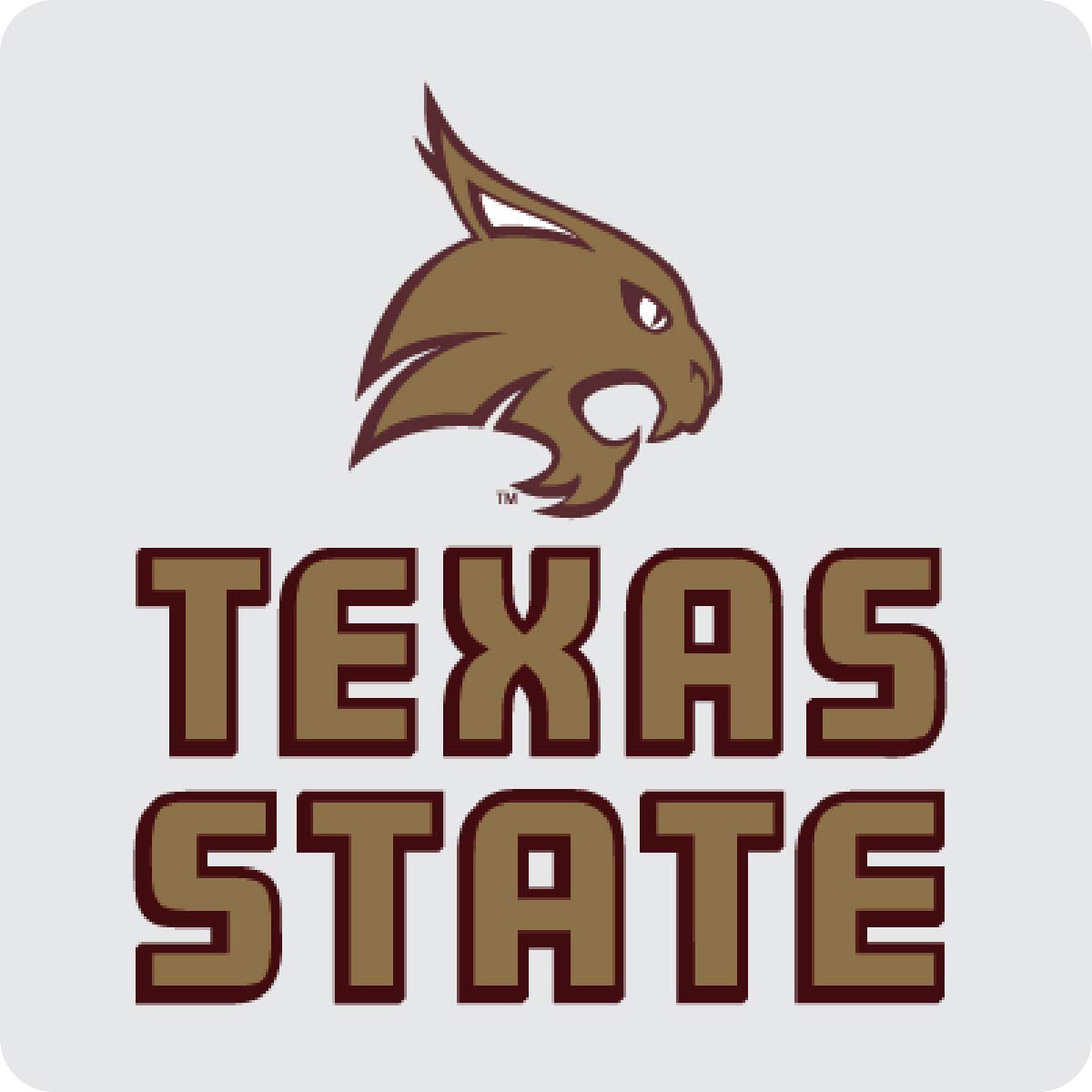 Texas State Bobcats Acrylic Coaster 4-Pack Officially Licensed Collegiate Product