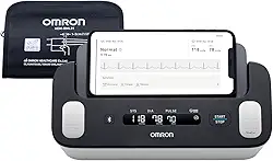 OMRON Monitor de Pressão Arterial de Braço Complete + Eletrocardiograma ECG HEM-7530T1