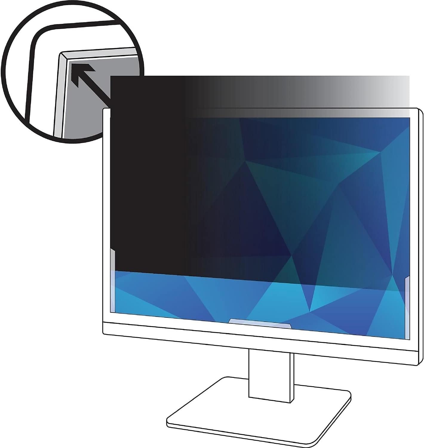 3M Pf19.0 LCD Privacy Filter