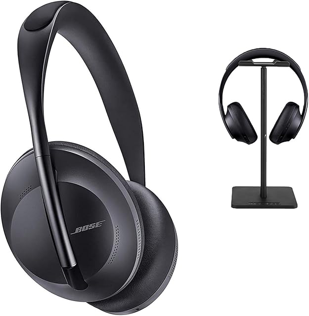 Bose Noise Cancelling Headphones 700 with Headset Stand
